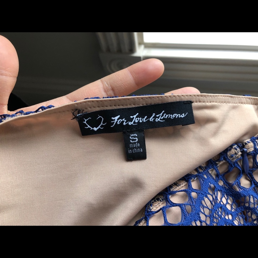 NWOT For Love and Lemons Grace Set Lace Top Skirt - Picture 7 of 7